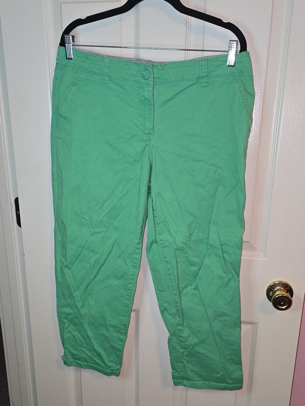 crown‎ & ivy Mint Green Cropped Pants